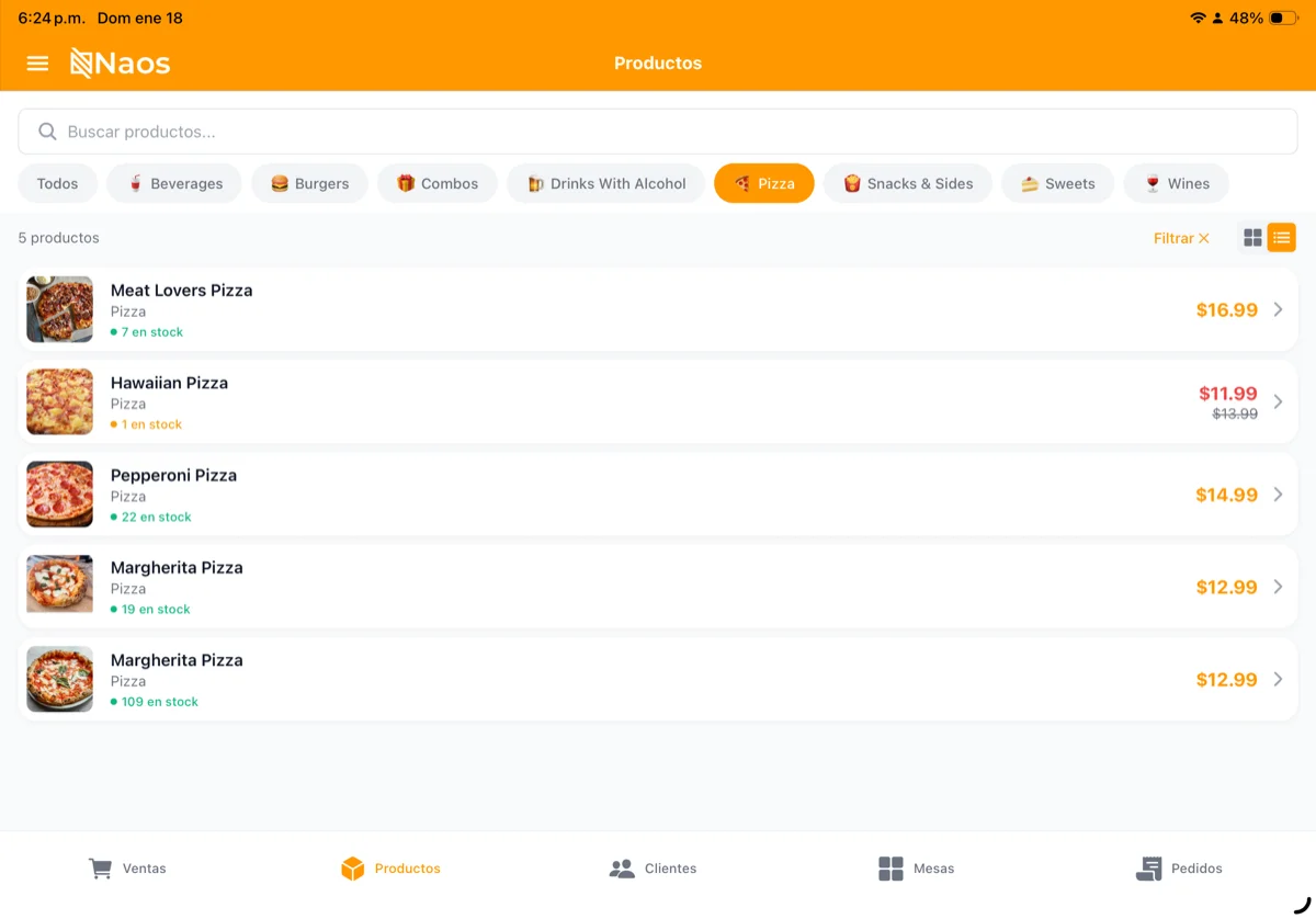 Comandas Directas a Cocina