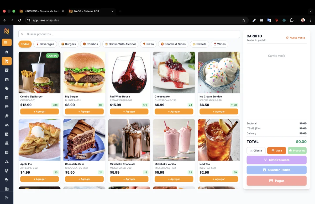 Gestión de Mesas Interactiva