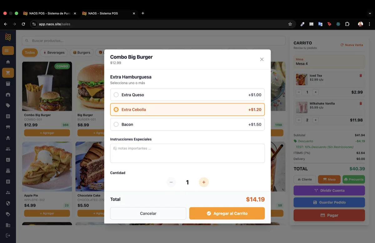 Pedidos Para Llevar y Delivery